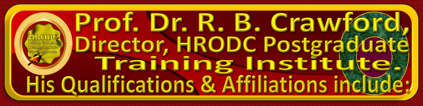 Label with Details of the Director, HRODC Postgraduate Training Institute, A Postgraduate-Only Institution, https://www.hrodc.com/ It is hyperlinked to the Course Finder, from which Course and Programme Broachers might be downloaded.